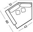 35 CHOICES SECTIONAL